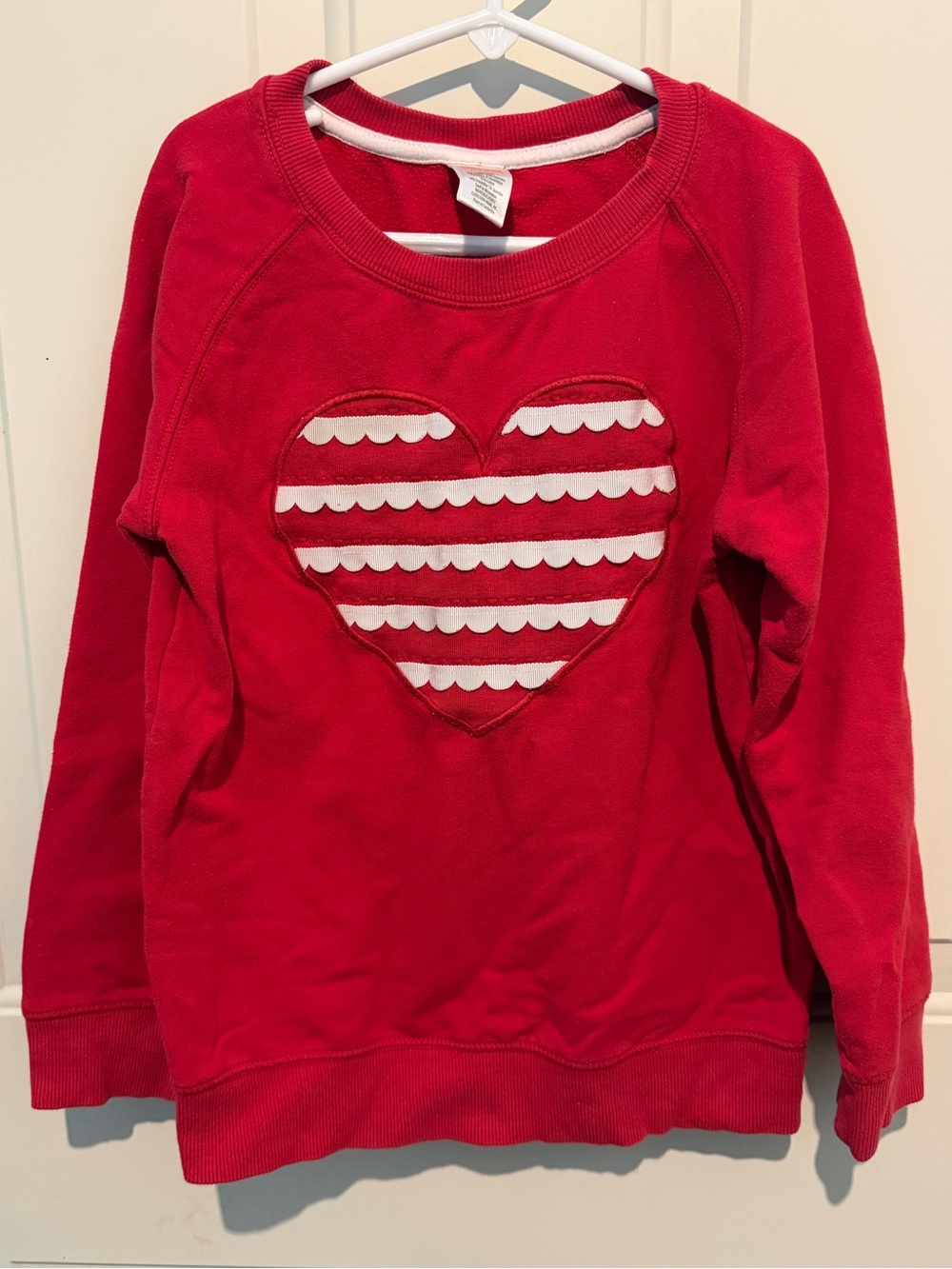 Girls' Red Heart Appliqué Sweatshirt - Gymboree